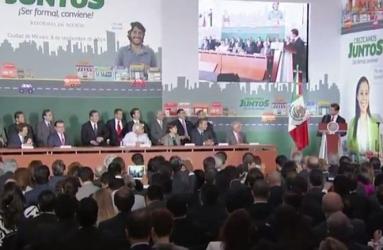 El presidente Enrique Peña Nieto anunció la estrategia “Crezcamos Juntos”. Foto: Especial