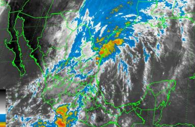 ‘Patricia’ podría disiparse en las próximas seis horas. Foto: Servicio Meteorológico Nacional