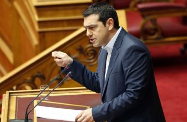El primer ministro, Alexis Tsipras, pidió al Parlamento una aprobación expedita. Foto: Reuters