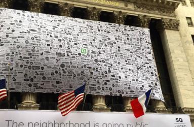 El medio de pagos Square de Jack Dorsey, cofundador de Twitter, debutaba en bolsa. Foto: @alexbarinka