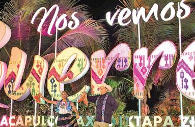 Durante la ceremonia de clausura se realizó el pase de estafeta para que el encuentro turístico  anual regrese a Acapulco el año próximo, cuando tenga lugar la edición número 44 del evento. Foto: Notimex