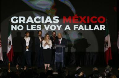 Andrés Manuel López Obrador es el virtual ganador de los comicios de este 1 de julio de 2018. Foto: AP