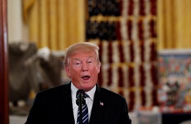 La tasa de aprobado general de Trump continúa entre las más bajas para un presidente moderno en este punto del primer mandato. Foto: Reuters