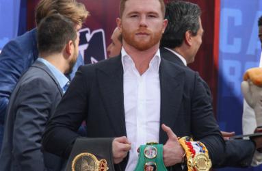 El boxeador mexicano Canelo Alvarez se ubicó en el cuarto lugar de la lista de Forbes. Foto: Cuartoscuro.