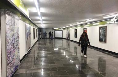 El Sistema de Transporte Colectivo (STC) inauguró una galería de arte de 18 mil metros cuadrados en la estación Hidalgo del Metro. Foto: Tomada de Twitter (@MetroCDMX)