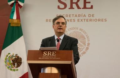 El canciller Marcelo Ebrard aseguró que ya está en comunicación con el gobierno de EU. Foto: Cuartoscuro 