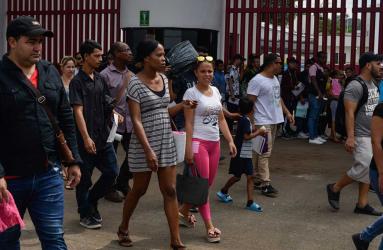 En los primeros seis meses de 2019, ingresaron a México cerca de 600 mil migrantes, tanto de forma individual como en ocho caravanas organizadas desde Centroamérica. Foto: Cuartoscuro