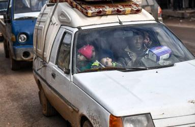 Reabre Siria carretera principal tras 8 años de guerra. Foto: AP