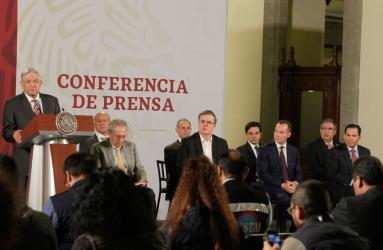 El presidente Andrés Manuel López Obrador presentó el programa “Todos juntos contra el COVID-19”. Foto: Notimex 