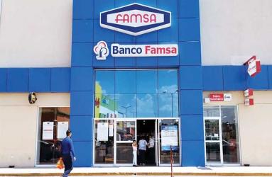 El valor bursátil de Banco Ahorro Famsa se colapsó. Foto: Eréndira Espinosa