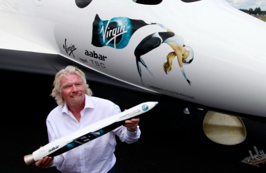 La empresa espacial de Richard Branson, Virgin Orbit, hará una fusión inversa con NextGen Acquisition Corp. II para salir a Bolsa. Foto: AP 