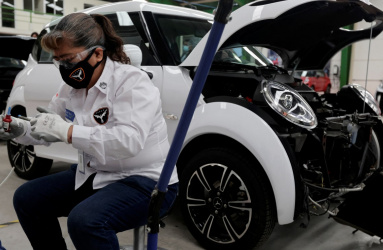 Este es el primer auto eléctrico 100% mexicano, un proyecto que se ha logrado desarrollar durante un lapso de casi 5 años en la zona Parque Industrial, específicamente en el estado de Puebla. Foto: Reuters 
