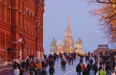 Plaza roja en Moscú, Rusia