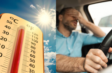 Las altas temperaturas también afectaras a tu auto.